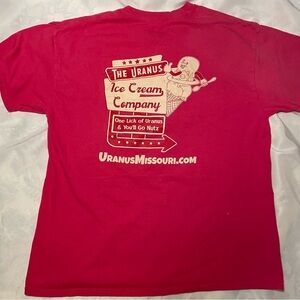 The Uranus Ice Cream Company T-Shirt - "One Lick" Logo - XL